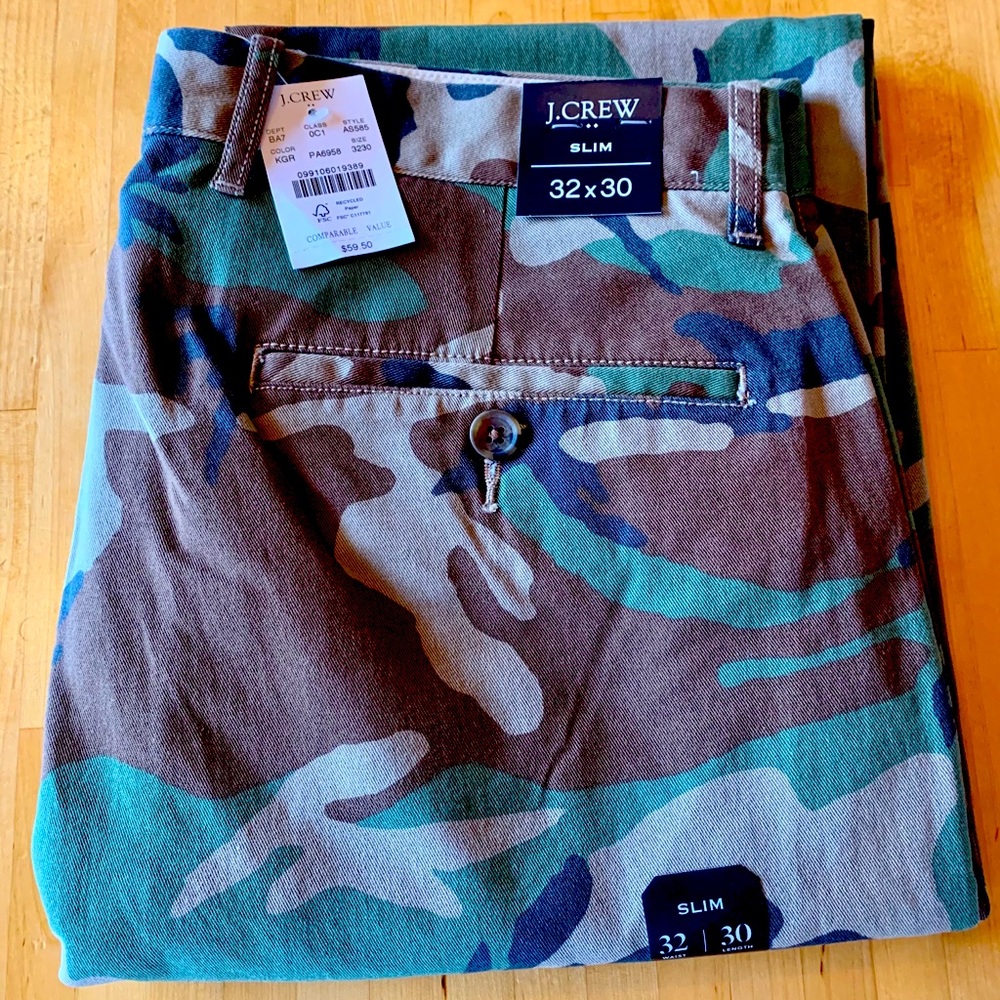 Men’s NWT Skinny fit camouflage pants